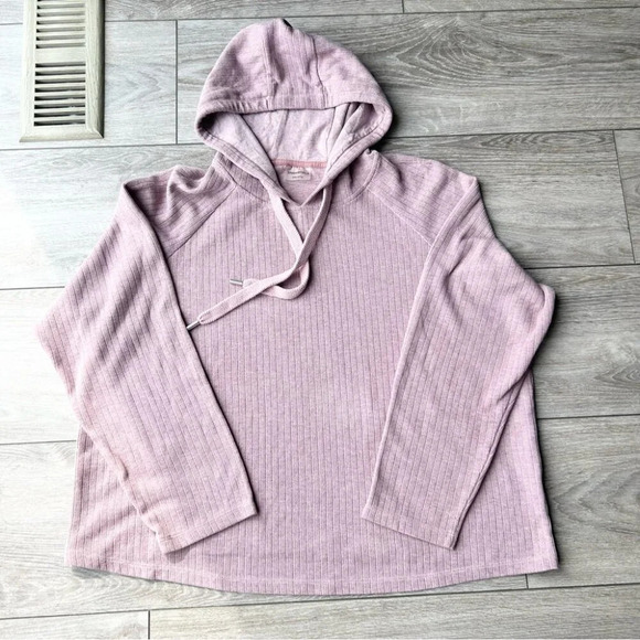 Shambhala Pink Waffle  Knit Sweatshirt Hoodie - Picture 4 of 15